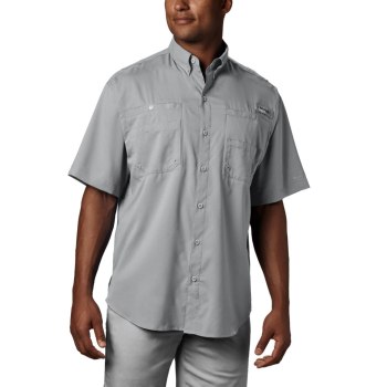 Columbia Muške Košulje - PFG Tamiami II Short Sleeve Tall Sive | LFNH-52807